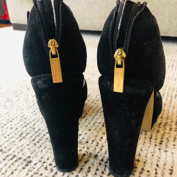 Calvin Klein platform open-toe booties - Picture 4 of 5